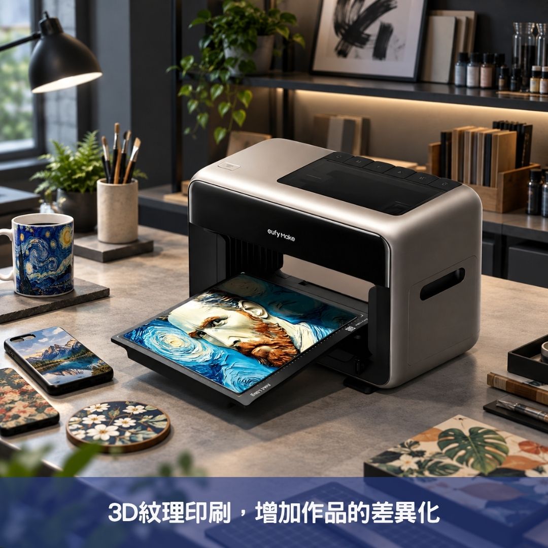 3D紋理印刷,增加作品的差異化
