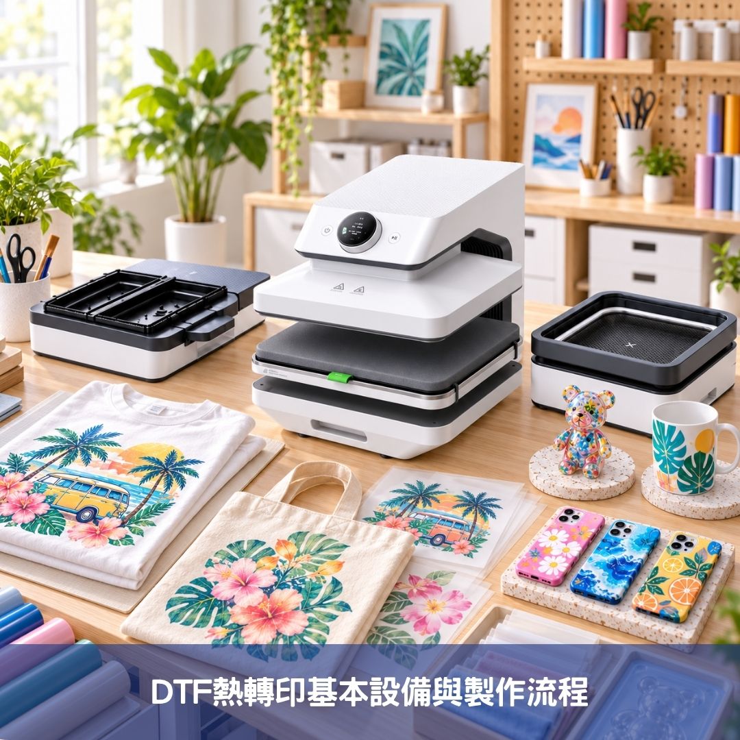 DTF熱轉印基本設備與製作流程